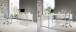 Eckschreibtisch >Amanda< in Weiß, Melamin und Metall - 223x77x73cm (BxHxT)