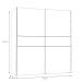 Kleiderschrank >WINNIE< in Old Wood Vintage / Betonoptik Dunkelgrau - 170,3 x 190,5 x 61,2 cm