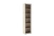 Vitrine >SANTERNO< 1 Tür, 6 Fächer, in Viking Eiche Dekor - 50x197x32 (BxHxT)