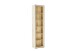 Vitrine >SANTERNO< 1 Tür, 6 Fächer, in Viking Eiche Dekor - 50x197x32 (BxHxT)
