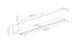 Wandboard >Nature One< FSC, in Kernbuche teilmassiv - 180x24x22cm (B/H/T)