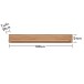 Wohnwand >Nature One< (2-teilig) Kernbuche teilmassiv - 190x170x45cm (BxHxT)