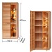 Wohnwand >Nature One< (4-teilig) Kernbuche teilmassiv - 350x203x45cm (BxHxT)