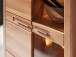 Wohnwand >Nature One< (3-teilig) Kernbuche teilmassiv - 320x203x45cm (BxHxT)