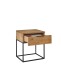 Nachtkommode >Seppo< in Nadelholz massiv, Massivholz - 45x52x40cm (BxHxT)