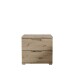 Nachtkommode >Smilla< in Artisan Eiche, Melamin - 46x43x42cm (BxHxT)