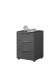 Nachtkommode >Sean< in Anthrazit, - 45x61x40 cm (BxHxT)