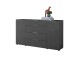 Kommode >Sean< in Anthrazit, - 180x99x40 cm ( BxHxT)