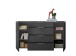 Kommode >Sean< in Anthrazit, - 180x99x40 cm ( BxHxT)