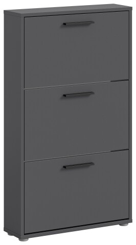 Schuhkipper >See< in Anthrazit, Melaminbeschichtet - 59x103x17cm (BxHxT)