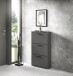 Schuhkipper >See< in Anthrazit, Melaminbeschichtet - 59x103x17cm (BxHxT)