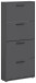 Schuhkipper >See< in Anthrazit, Melaminbeschichtet - 59x136x17cm (BxHxT)