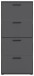 Schuhkipper >See< in Anthrazit, Melaminbeschichtet - 59x136x17cm (BxHxT)