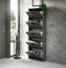 Schuhkipper >See< in Anthrazit, Melaminbeschichtet - 59x169x17cm (BxHxT)