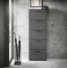 Schuhkipper >See< in Anthrazit, Melaminbeschichtet - 59x169x17cm (BxHxT)
