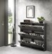 Schuhkipper >See< in Anthrazit, Melaminbeschichtet - 116x103x17cm (BxHxT)