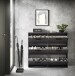 Schuhkipper >See< in Anthrazit, Melaminbeschichtet - 116x103x17cm (BxHxT)