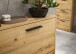 Schuhkipper >See< in Eiche Artisan, Melaminbeschichtet - 59x169x17cm (BxHxT)