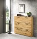 Schuhkipper >See< in Eiche Artisan, Melaminbeschichtet - 116x103x17cm (BxHxT)