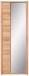Garderobenschrank >Nature One< 2 Türen, 5 Böden, soft-close, Kernbuche teilmassiv - 74x201x40cm B/H/T