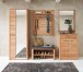 Garderobenschrank >Nature One< 2 Türen, 5 Böden, soft-close, Kernbuche teilmassiv - 74x201x40cm B/H/T