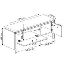 Schuhbank >Nature One< inkl. Kissen, 1 Klappe, FSC Kernbuche teilmassiv - 120x48x40cm (B/H/T)