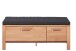 Schuhbank >Nature One< inkl. Kissen, 1 Klappe, FSC Kernbuche teilmassiv - 120x48x40cm (B/H/T)