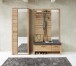 Schuhbank >Nature One< inkl. Kissen, 1 Klappe, FSC Kernbuche teilmassiv - 120x48x40cm (B/H/T)