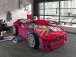 Autobett >Power< 90x200cm, inkl. Lattenrost, Rot, MDF - 227x60x111cm (BxHxT)