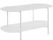 Couchtisch >Stig< in Weiß, Metall - 100x45x50cm (BxHxT)