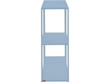 Bücherregal >Vilde< in Blau, Metall - 100x80x30cm (BxHxT)