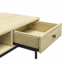 Ablagetisch >Krister< in Natur - 100x44x49 (BxHxT)