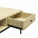 Ablagetisch >Krister< in Natur - 100x44x49 (BxHxT)