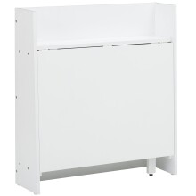 Klapptisch >Froya< in Weiß, MDF/Kiefer - 84x90x80cm (BxHxT)