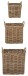 Flechtkorb >Åmund< in Grau, Rattan - 32x34,5x32cm (BxHxT)