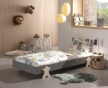 Stapelbett >Moldulo< 90x200cm, inkl. Lattenrost,...
