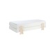 Stapelbett >Moldulo< 2er Set, Lattenrost, weiss lackiert - je 203,6x27,5x93,8cm (BxHxT)