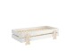 Stapelbett >Moldulo< 2er Set, Lattenrost, weiss lackiert - je 203,6x27,5x93,8cm (BxHxT)