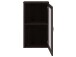 Hängeschrank >Ylva< 1 Tür, 1 Boden, in Braun, massive Kiefer - 30x58x30cm (BxHxT)