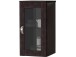 Hängeschrank >Ylva< 1 Tür, 1 Boden, in Braun, massive Kiefer - 30x58x30cm (BxHxT)