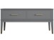 Couchtisch >Bendik< 2 Schübe, aufklappbar, Grau - 106x51x52cm (BxHxT)