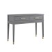 Konsolentisch >Bendik< in Grau, MDF/Kautschukholz - 105x76x40cm (BxHxT)