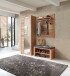 Garderoben-Set >Nature One< 3-teilig, soft-close, FSC Kernbuche teilmassiv - 179x201x40cm (B/H/T)