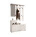 Garderoben-Set >Selene< in weiß - 100x190x25cm (BxHxT)