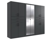 Drehtürenschrank >Taiga< 4 Schübe, 10...