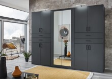 Drehtürenschrank >Taiga< 4 Schübe, 10...
