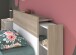 Jugendzimmer-Set >Aalborg 7< (3-teilig) in Weiße / Eiche Dekor