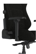 Gaming-Stuhl >DXRACER< in schwarz, Webstoff schwarz - 70x70cm (BxT)