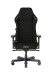 Gaming-Stuhl >DXRACER< in schwarz, Webstoff schwarz - 70x70cm (BxT)