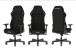 Gaming-Stuhl >DXRACER< in schwarz, Webstoff schwarz - 70x70cm (BxT)